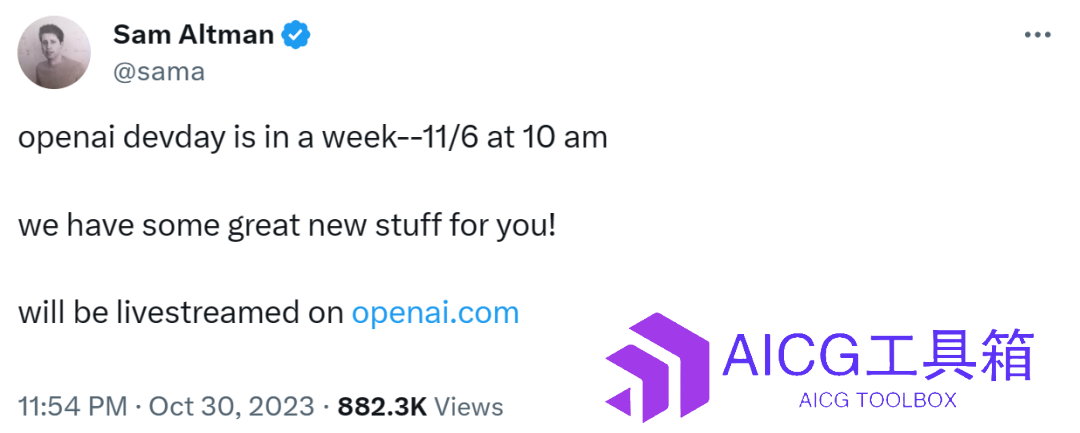 OpenAI首届开发者大会提前看，全新的ChatGPT大模型原型Gizmo首度曝光